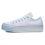 Chuck Taylor All Star Wmns Converse Lift Low 'White Lilac Blue' Women's 566156C 37.5