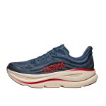 HOKA ONE ONE Bondi 9 Mesh Cushioning Abrasion Resistant Breathable Rebound Low top Running Shoes Men's 1162011-TDRC 40 gray
