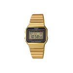 CASIO Unisex YOUTH Kuldne k&auml;ekell A700WG-9A A700WG-9A Black Gold Watch Dial