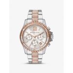 Michael Kors Suur Everest Pav&eacute; Kahev&auml;rviline K&auml;ekell MK6975 roosa kuldne v&auml;rv