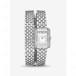 Michael Kors Petite Emery Pav&eacute; H&otilde;bedane Kahekordne Rihmaga K&auml;ekell MK4834 h&otilde;be