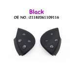 Mitmefunktsionaalne rooliratta l&uuml;litusnupud Klahvid Sisekujunduskatteks Mercedes Benz E-klassile W211 E320 E350 E550 must