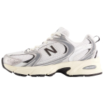 New Balance 530 Unisex H&otilde;bedane Metallik Must Tsement U530ESA 41.5 white