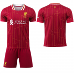 2024-25 Liverpool punane kodus&auml;rk #7 Wirtz #11 Salah Jalgpallis&auml;rgid M