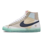 Nike Blazer Mid 77 Gs Move To Zero Cream II Orange Glacier Ice Armory Navy DO2699-200 36.5