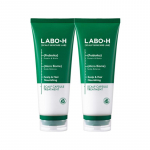 LABO-H Juukseotsikute Kapsel Juuksehooldus | Silikoonivaba Tugevdav & Mahtu Andev Mask | 220ml x 2tk (Kaksikpakk)