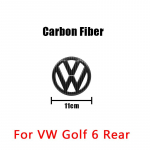 ABS Auto Stiili Embleem Volkswagen VW GOLF 6 MK6 2010 2011 2012 2013 jaoks Rinnam&auml;rk Kapott Esiv&otilde;re Tagumine Pagasiruumikaas Logo Tarvikud For VW Golf 6