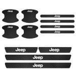 Jeepile 4/8/12 tk Auto uksepaksu kleebis Uksek&auml;epideme kausi kriimustuskindel kleebis Jeep Wrangler Renegade Wranglerile black