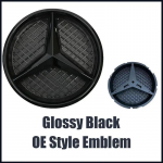 OE stiilis esiv&otilde;re kroomitud t&auml;he embleemi ja h&otilde;bedase m&auml;rgiga, sobib Mercedes Benz ML-klassile W166 2012-2015 ML250 ML350 ML400 ML500 ML550