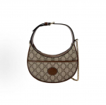 Gucci Double G interlocking ovaalne metallketiga &otilde;lakott lukuga, l&otilde;uend ja nahast &auml;&auml;rised, poolkuu kott Gift Set(Basic Set+Box+Shopping Bag)