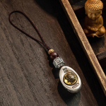 Kaelakee tegelasega '' Ingot, mida saab p&ouml;&ouml;rata, et mehed ja naised sisestaksid aarde ripatsi 50CM(Necklace Size)