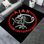 2025 Uus Ajax Amsterdami Vaip Elutoa Magamistoa Kodu Diivani Kaunistuseks, Laste m&auml;ngimiseks Libisemiskindel P&otilde;randamatt07 80x120cm( 31x47in)