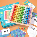 Lapsed Montessori harivad puidust m&auml;nguasjad Beebi matemaatika m&auml;nguasjad 99 korrutustabel matemaatika aritmeetika &otilde;ppevahendid lastele kingitused