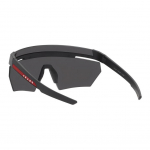 Prada logo peegeldavad ebakorrap&auml;rased p&auml;ikeseprillid Meeste p&auml;ikeseprillid Must 0PS01YS1BO06F 44,Black
