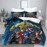 The Avengers Kangelane Tekikott Padjap&uuml;&uuml;r Voodipesukomplekt T&auml;iskasvanud Poiss T&uuml;druk Magamistoa Kaunistus Lapsed &Uuml;ksik Kahekordne Suur Suurus 135x200cm