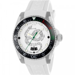 Gucci YA136330 Dive Madu Kujutisega Valge sihverplaadiga Meeste K&auml;ekell 40 mm valge