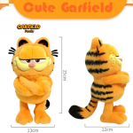 GARFIELD Originaal Pehme T&auml;idisega Pl&uuml;&uuml;sikass Pl&uuml;&uuml;sikass Joonisfilmikujuline Nukk Poistele T&uuml;drukutele J&otilde;ulukaunistus Kingitus yellow