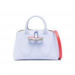 Longchamp Le Roseau 19 Eemaldatav &otilde;larihm Bambusest pandiga Sulgemine Nahast Minik&auml;sikott Naiste K&auml;sikott Helelilla 10057HDJH90 Basic Set (Bag+Dust Bag)