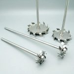 1 komplekt Laboratoorne 304 roostevabast terasest saehambaga ketas segisti, dispersiooniketas segisti segamispulgaga 30mm disk with rod