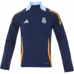 Adidas Dressipluus Real Madrid C.F Tumesinine/Tumeoranž Kollane/L&auml;ikiv Viimistlus Sinine Teismelised JE4208 128