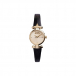 Vivienne Westwoodi k&auml;ekell Kvartsliikumine Ehtne nahkrihm Kuldne sihver Naiste kellad DWVV090GDBK Regular Watch Box