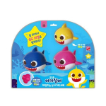 PINKFONG Baby Shark Ujuv Pere - 3-osaline keeratav vannim&auml;nguasjade komplekt 12.87
