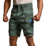 Meeste Camo Cargo L&uuml;hikesed P&uuml;ksid, Kerged, Kiirkuivavad, Elastse V&ouml;&ouml;ga, Mitme Taskuga M