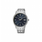 SEIKO 100m veekindel Automaatne Terasrihmaga meeste k&auml;ekell sinise sihverplaadiga SRPH87K1 sinine