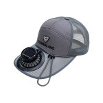 P&auml;ikesevarjuga m&uuml;tsid ventilaatoriga, p&auml;ikeseenergial t&ouml;&ouml;tav jahutav basecap, hingav UV-kaitse, USB-laadimine meestele, naistele, unisex One Size hall
