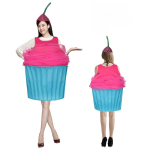 Cupcakes Cream Ice Cosplay tegelaskujud Kost&uuml;&uuml;mid Kost&uuml;&uuml;mipidu Rekvisiidid Esitus Adults pink