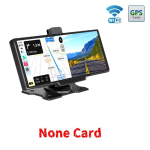 4K Ultra HD traadita CarPlay seade, sisseehitatud optilise anduriga WiFi GPS-navigaator + kahekordse salvestusega s&otilde;iduki pardakaamera 【Single Lens】WIFI+GPS must