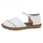 Retro k&auml;sitsi valmistatud pruunid nahast lamedad sandaalid 2025 suve uued vabaaja mitmek&uuml;lgsed mugavad pehme tallaga naiste kingad 35 valge