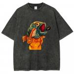 Naljakad Kalaga T-s&auml;rgid Unisex Pesitud T-s&auml;rgid Mehed Naised L&uuml;hikeste Varrukatega T-s&auml;rgid Puuvillane T-s&auml;rk Streetwear Harajuku Graafilised T-s&auml;rgid S