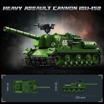 SU-152 r&uuml;nnakusuurt&uuml;kk iseliikuv suurt&uuml;kiv&auml;gi, KV1 tanki kokkupandav mudel ehitusklotsid m&auml;nguasi kingitus
