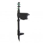 Liikumisanduriga sprinkler metsloomade peletamiseks Loomade peletaja sprinkler Loomade pihusti muruplatside, talude, viljapuuaedade jaoks must