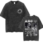 Vintage pestud Canserbero logo 2025 Merch T-s&auml;rgid Rap gooti stiil Hip Hop l&uuml;hikeste varrukatega T-s&auml;rk Mehed Naised Vabaaja &uuml;legabariidilised T-s&auml;rgid M black