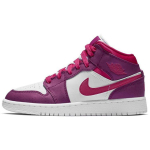Jordan Air Jordan 1 Mid top Korvpallijalatsid Valge Lilla Unisex 555112-661 38 lilla