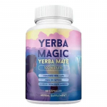 Yerba Mate kapslid | Suitsutamata puhas ekstrakt puhta energia ja fookuse jaoks | 75 mg looduslik kofeiin, kohvi alternatiiv | Ei sisalda t&auml;iteaineid, 60 kapslit