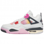 Air Jordan 4 Retro Comic Meeste Tossud Valge Mahevalge Antratsiit JA1135-100 44