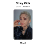 Stray Kids GIANT LIMITED A Ametlik fotokaart FELIX gray
