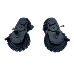 Vasak Parem Rattad ECOVACS DEEBOT OZMO 950 / 920 / N8 / N8 Pro / T9 / T8 Robottolmuimeja Tarvikud Varuosad Wheel Set black