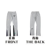 Meeste Streetwear Vabaaja Jooksup&uuml;ksid Tindipritsme Prindiga Kitsa L&otilde;ikega Puuvillasegust Kerged P&uuml;ksid Medium gray