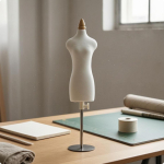 V&auml;ike kleidinukk Mannekeen R&otilde;ivaste draping Musteri loomine &Otilde;mblusstuudio jaoks Silver 1/3