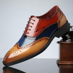 Uus Moodne Disainer Meeste Terava Otsaga Rohelised Valged Vabaaja Brogue Oxford Kingad Meessoost Pulmakleit Homecoming Pulmad Ametlikud Jalan&otilde;ud 43 black