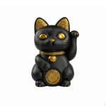 Maneki Neko Mat must vaik &Otilde;nnekass Moodne esikusse, t&ouml;&ouml;lauale black