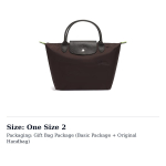 LONGCHAMP Le Pliage Green Taaskasutatud L&otilde;uendist Kandekott V&auml;ike Naiste Moka 1621919002 One Size 2 black