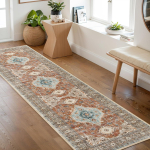 Vintage Roheline P&auml;rsia Jooksus vaip libisemisvastane pestav Boheemlaslik Esiku vaip K&ouml;&ouml;k Magamistuba Kodu Dekoor 50x160cm 20x63inch gray