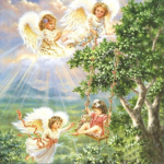 Inglid m&auml;ngivad kiiku Ise ise Teemanttikandid Teemantmaaling Ristpistes Kodukaunistus Rhinestone 30x30CM