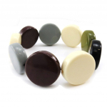 Les Tr&eacute;sors De Lily [C8784] - Bracelet Cr&eacute;ateur 'M&eacute;tisse' Multicolore mitmev&auml;rviline