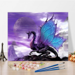 DIY Maalimine numbrite j&auml;rgi Digitaalne &otilde;limaal Kodukaunistuse numbrid &Otilde;limaal Hobid Numbrid Maalimine Kujutav kunst &Otilde;limaal 40x50cm no frame